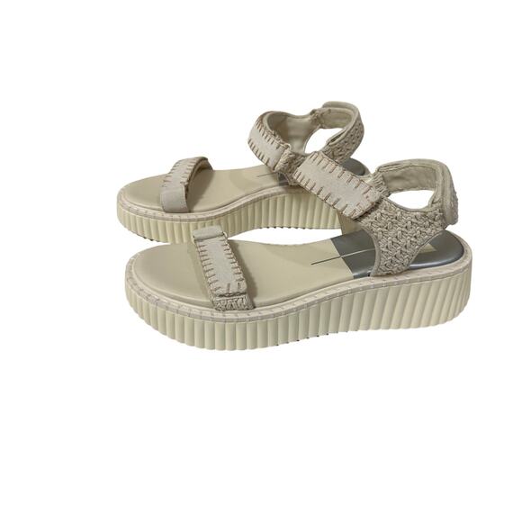 Dolce Vita Suede Leather Platform Sandals New - Picture 3 of 9